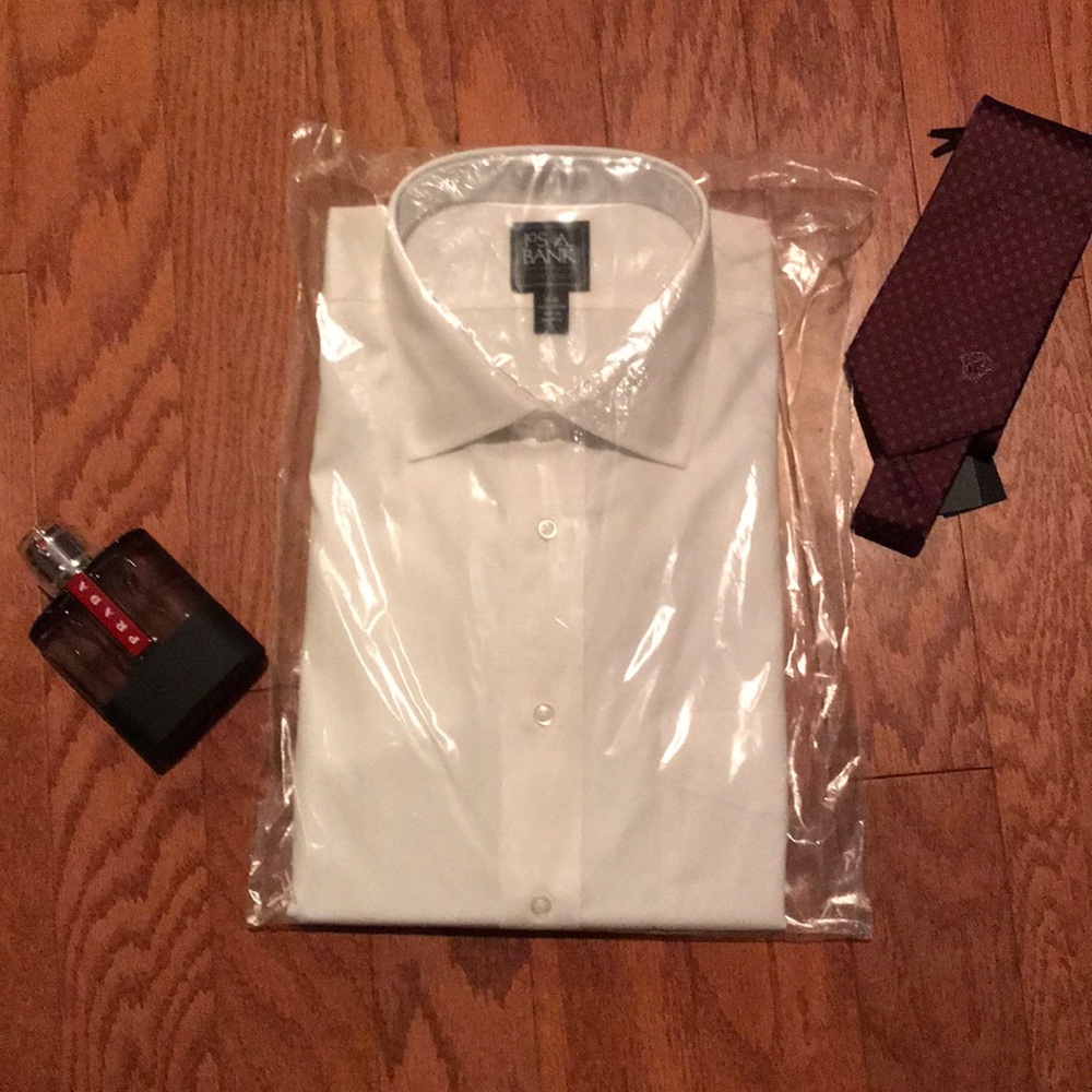 Jos. A. Bank monogrammed shirt